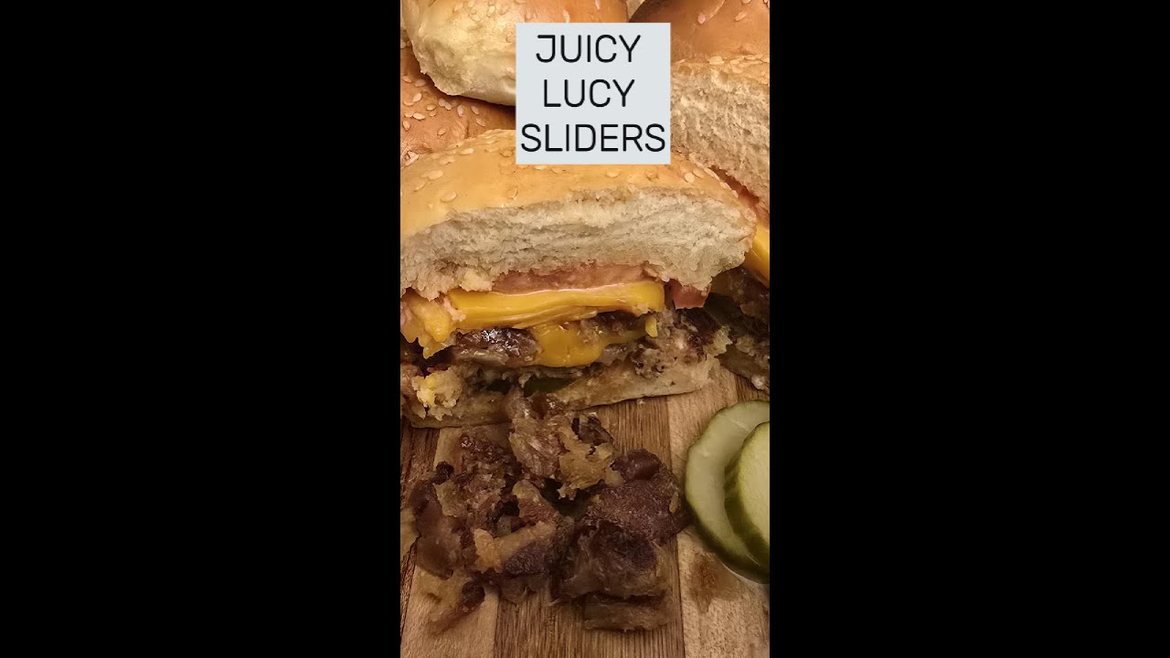 JUICY LUCY SLIDER, WITH THE BACON JAM