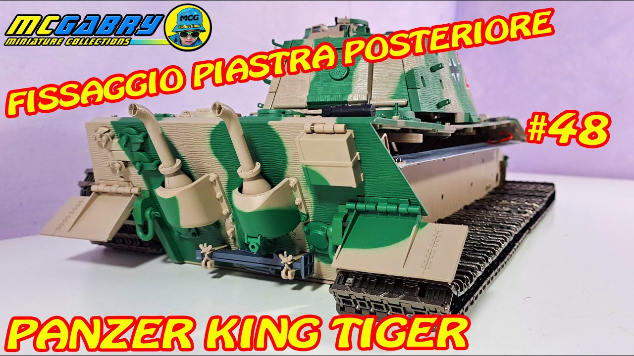 KING TIGER HACHETTE N.48 FISSAGGIO DELLA PIASTRA POSTERIORE E BRACCI OSCILLANTI - UNBOXING EDICOLA