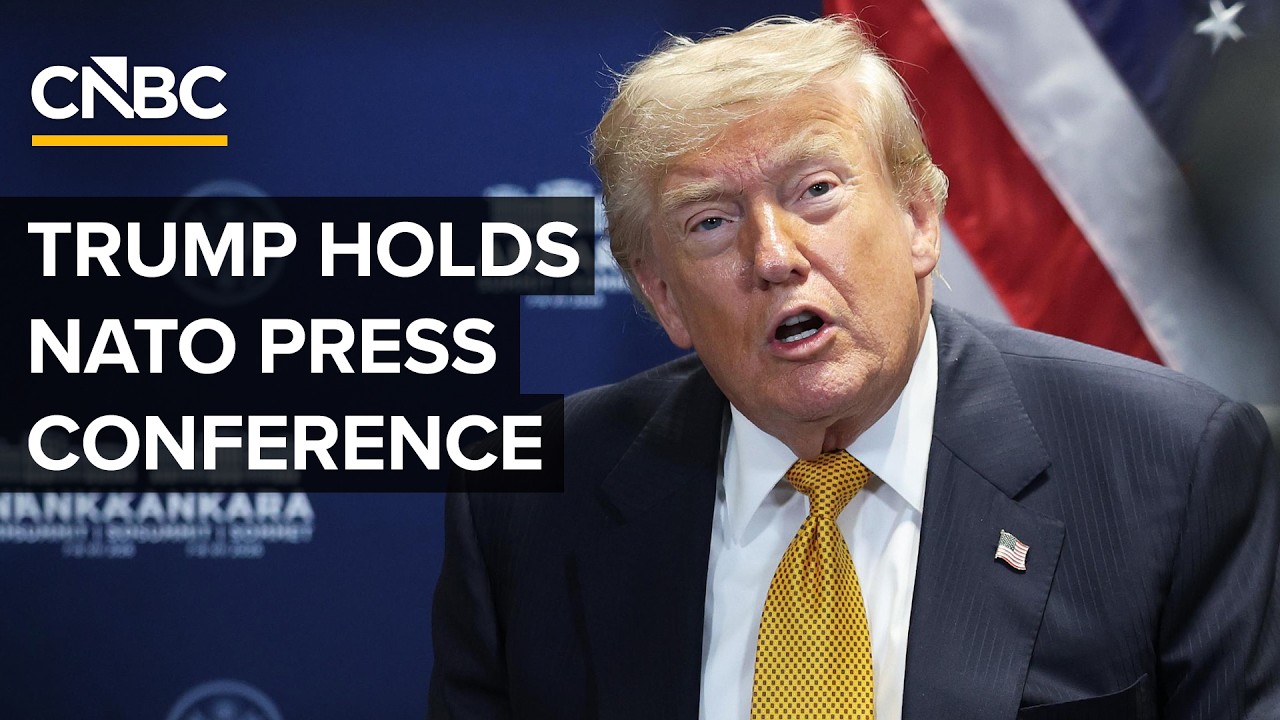 Президент Трамп проводит пресс-конференцию на саммите НАТО &mdash; 08.07.2026