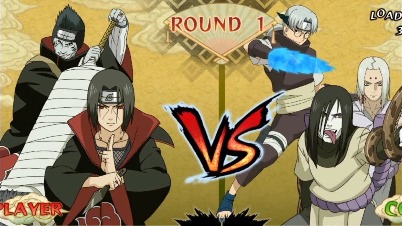 itachi Uchiha VS Orochimaru Naruto ultimate ninja storm ninja fight 17 February 2026