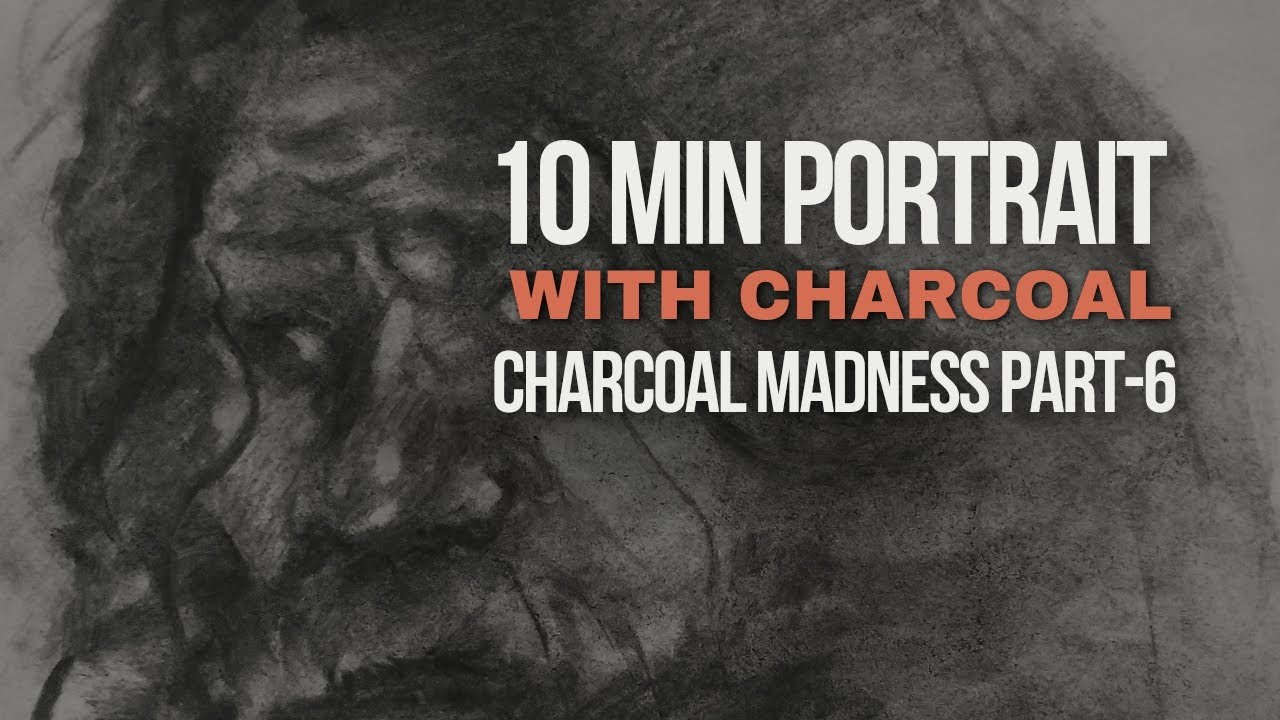 Charcoal Madness | Part-6 | Full Portrait Drawing | Badsha’s Art Journey
