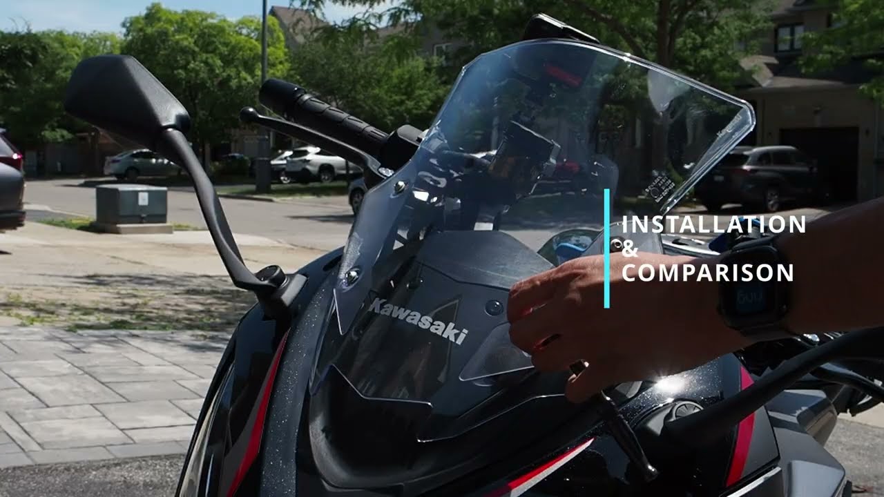 Stock vs VStream Sport Touring Windshield | 2024 Kawasaki Ninja 1000SX Highway Test