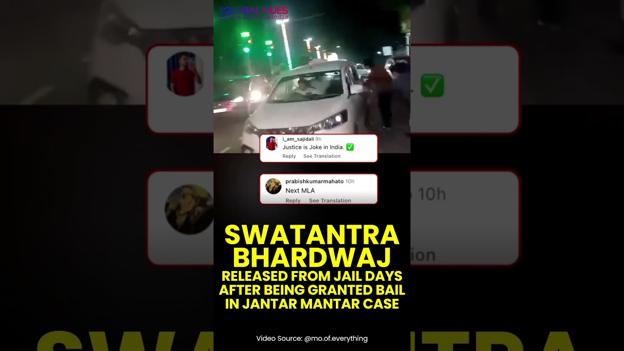#swatantrabhardwaj Released from #jail Days After Being Granted #bail in #jantarmantar Case #news