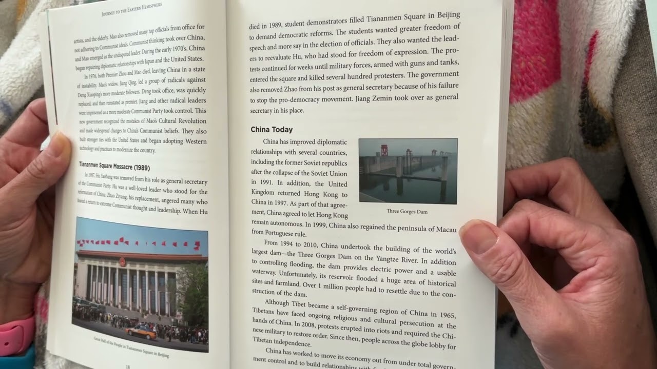 Tianamen Square and China today pg 18 - 20