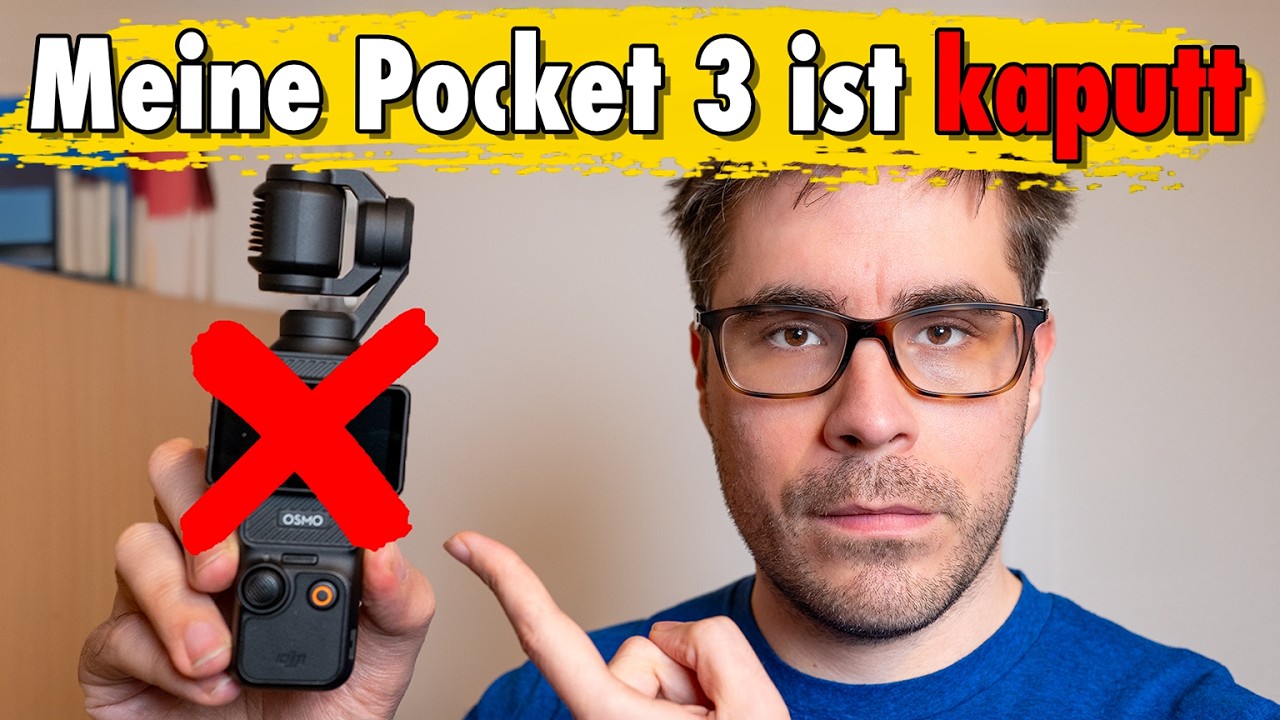 DJI Osmo Pocket 3 Defekt nach 1,5 Jahren: Display drehen funktioniert nicht mehr!