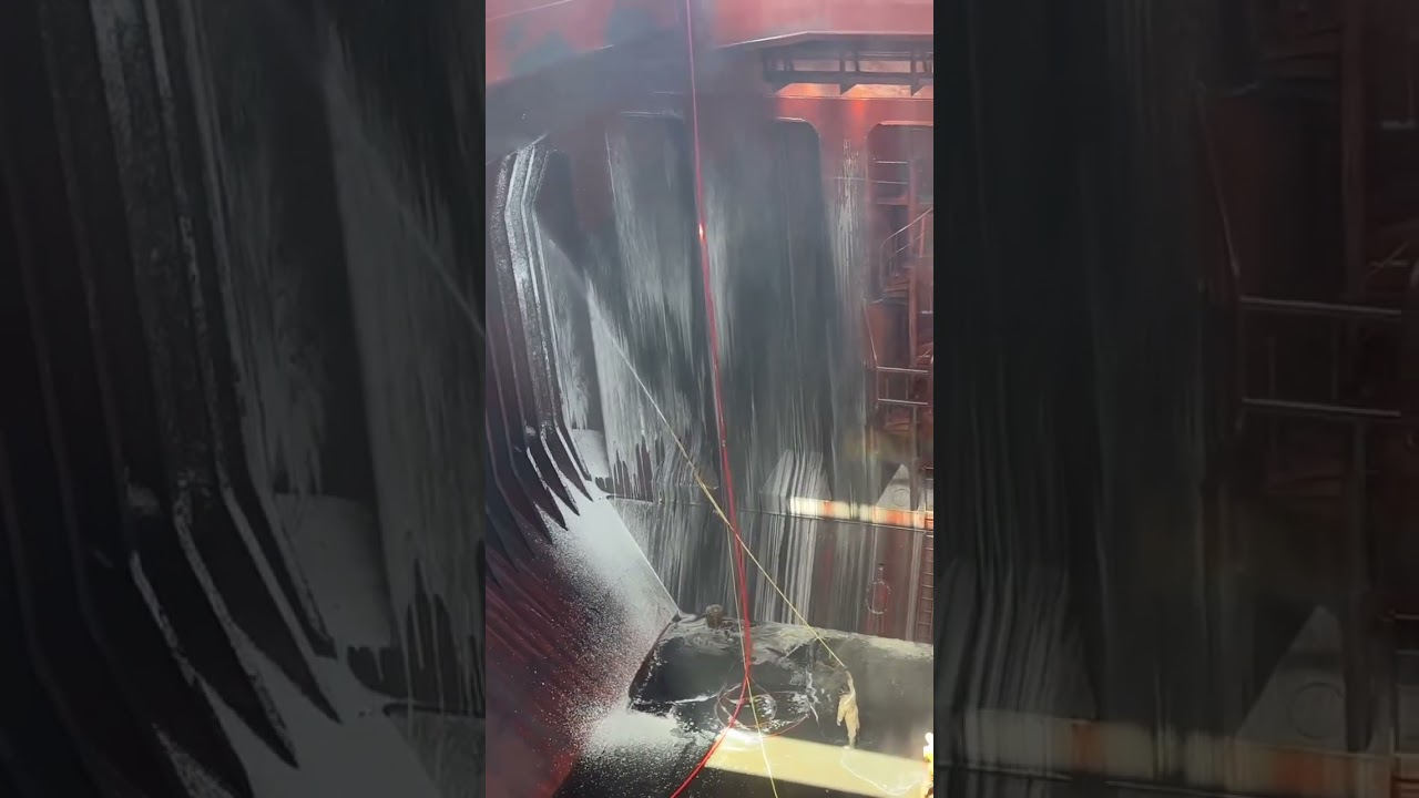 Cargo Ship Cleaning | Cargo Ship Washing | Cleaning Ship | @Logisticstech #cleaning
