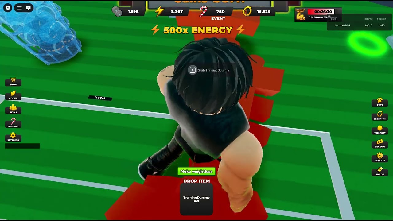 getting 2 billion strength in strongman simulator.