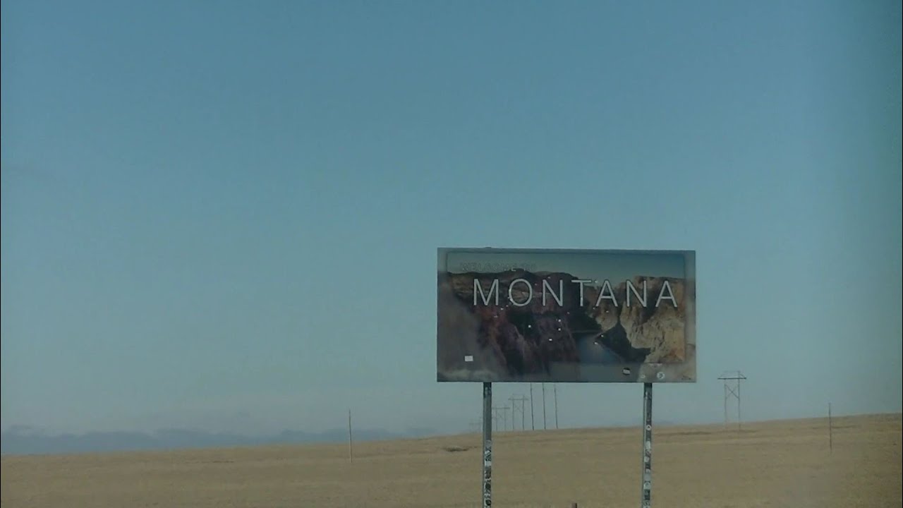 Driving across Eastern Montana on Highway 212 - one of the most remote areas in the U.S.