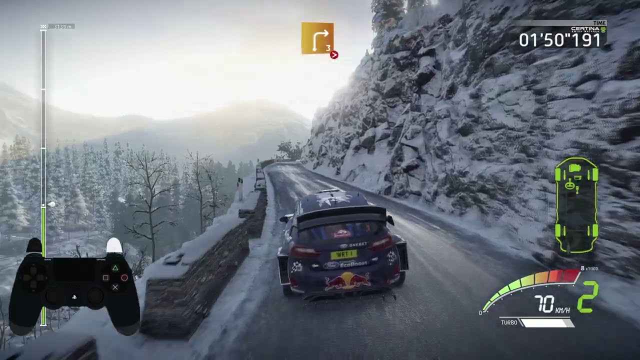 WRC 7 Gameplay / 1080P 60 FPS / Dualshock 4