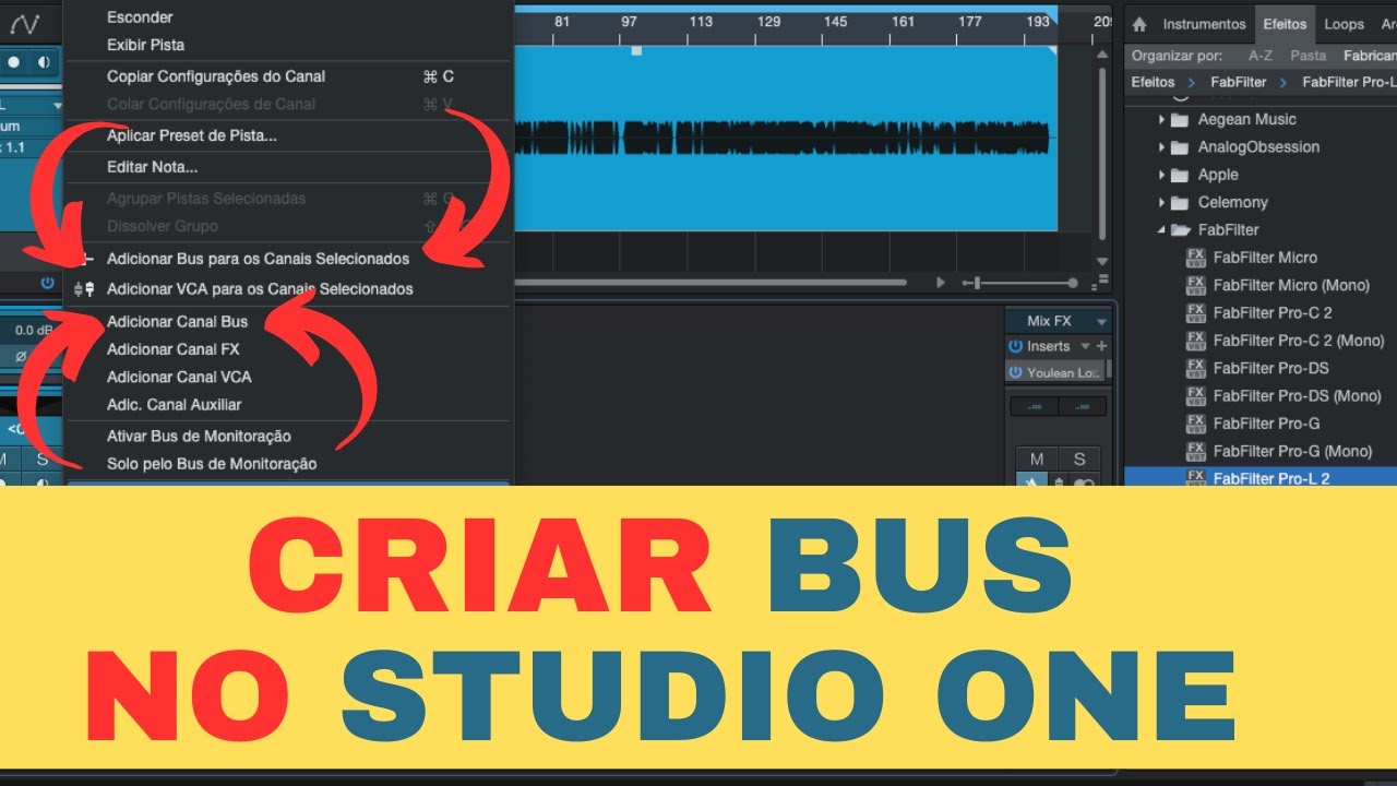 Transforme sua Mixagem Com Uma Técnica Simples | Aprenda a Criar e Usar Track de BUS no Studio One!