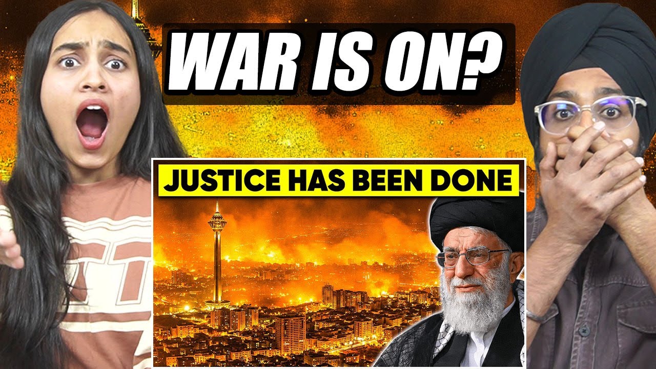 **SHOCKING** Indians React to Iran Supreme Leader RUNS AWAY from Tehran as USA starts to ATTACK!