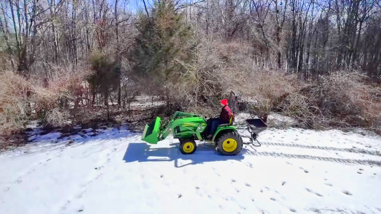 FROST SEEDING! THE CHEAPEST WAY TO PLANT NO-TILL SEED! 🚜
