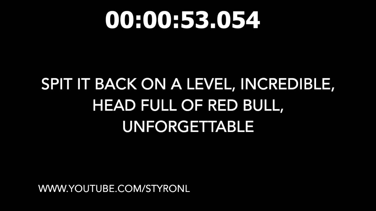 Eminem - Speedom spits 480 words in 83 seconds