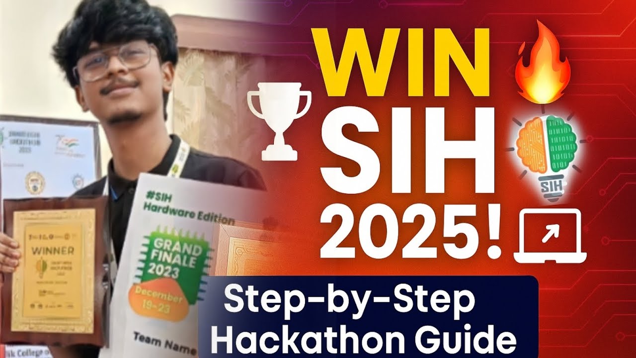 Smart India Hackathon 2025 Guide 📌 | Step-by-Step Strategy to WIN Any Hackathon!