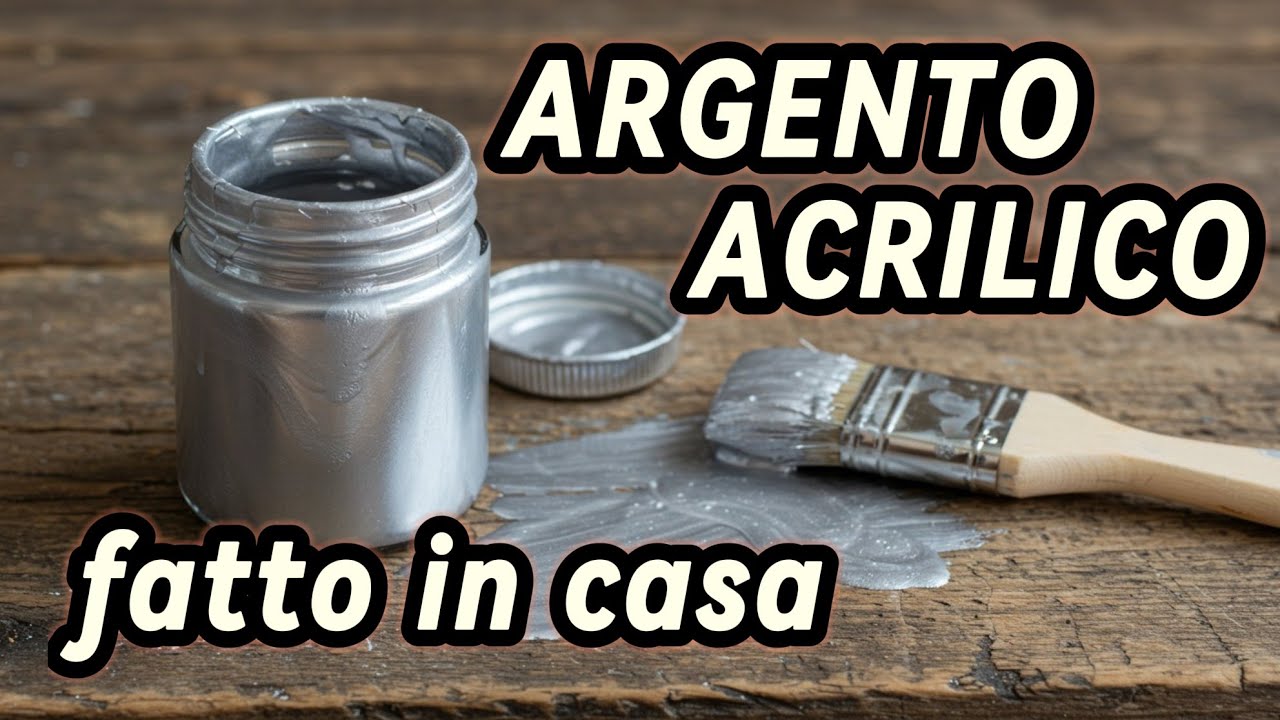 VERNICE ARGENTO fai da te! 🩶