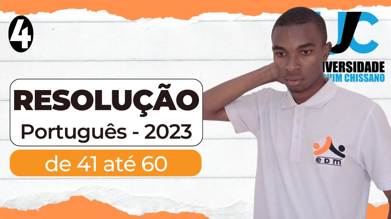 Resolução do Exame de admissão de Português, UJC-2023