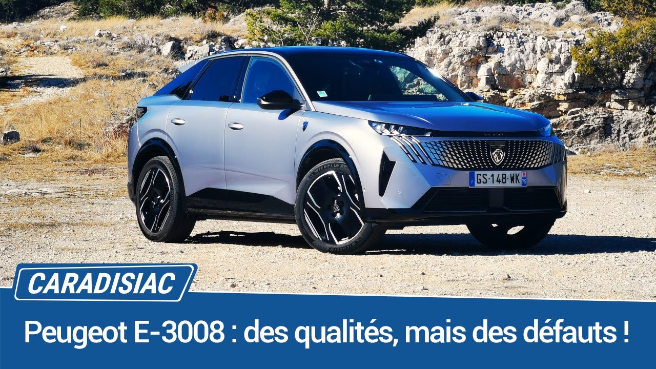 Essai - Peugeot e-3008 (2024) : des qualités, mais des défauts !