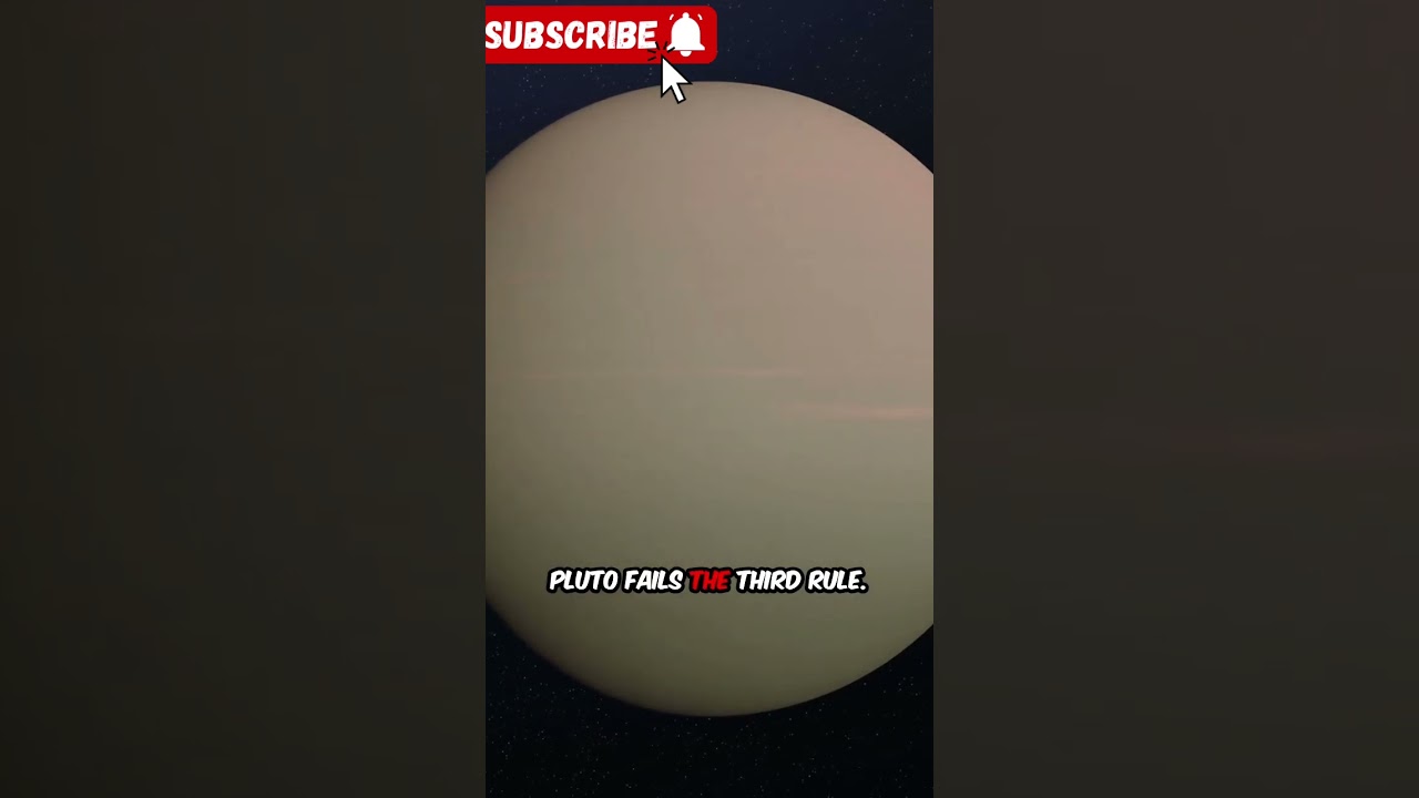Why Pluto was demoted to a dwarf planet