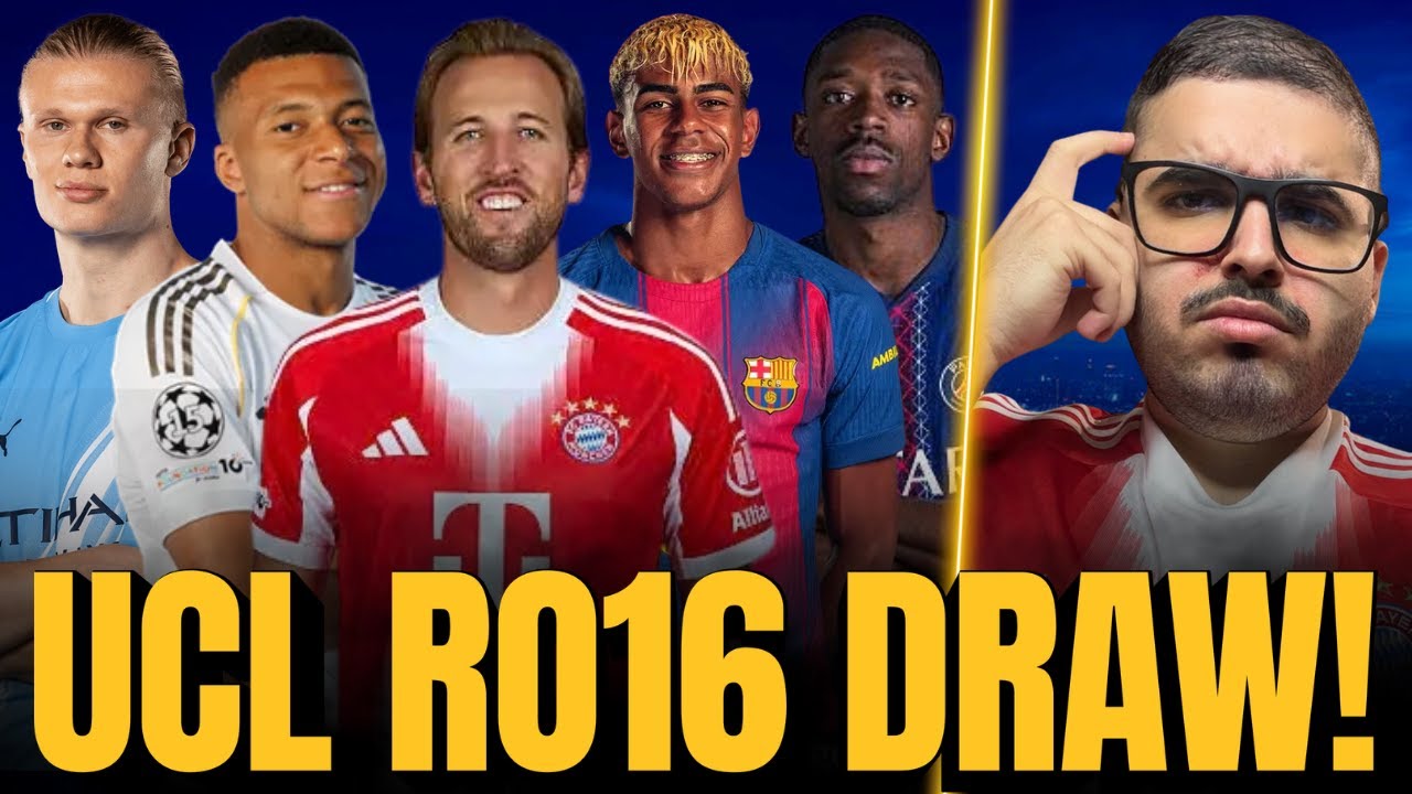 UEFA Champions League (Round of 16) Draw 2025/26 | LIVE Watchalong + Reaction! 🇪🇺🏆👀