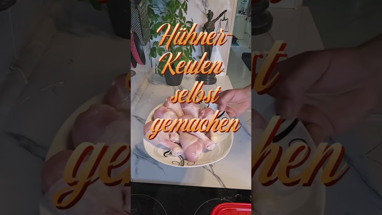 Zart, saftig, hausgemacht – Hühnchenschenkel auf knackigem Salat