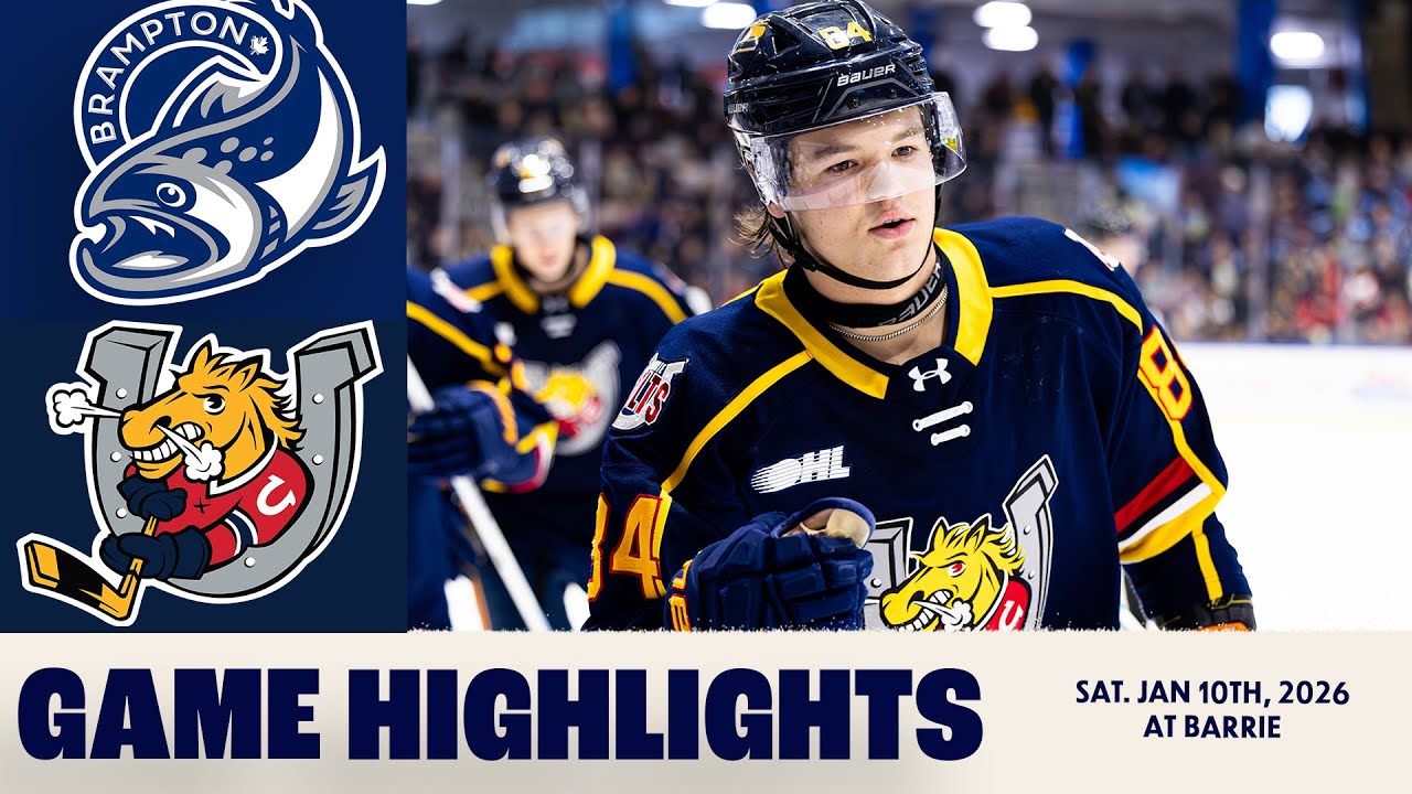 Матч между командами Brampton Steelheads и Barrie Colts &mdash; 10 января 2026 года.