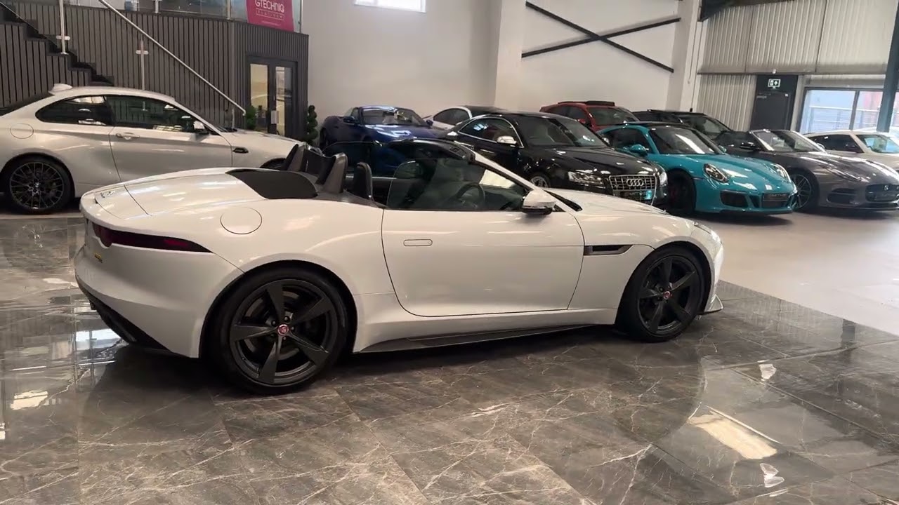 2018 JAGUAR F TYPE CONVERTIBLE 400 SPORT YULONG WHITE 