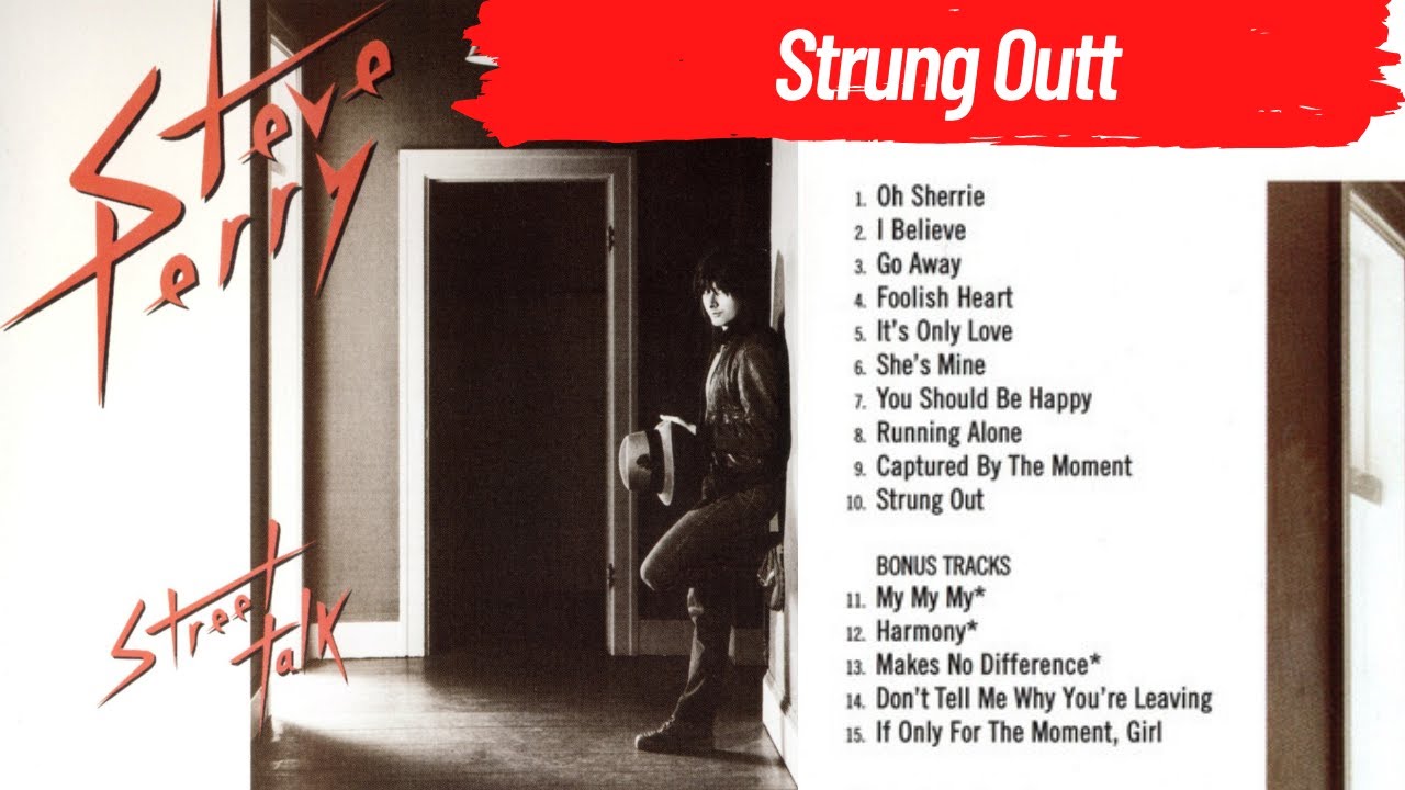 🎸 Strung Out - Steve Perry | Street Talk (1984) - Rock80s