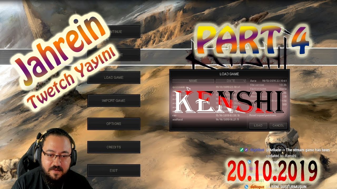 Bu yayın BEEP tarafından ele geçirilmiştir! -- Jahrein -- 20.10.2019 Yayını.! -- PART 4 --  KENSHI
