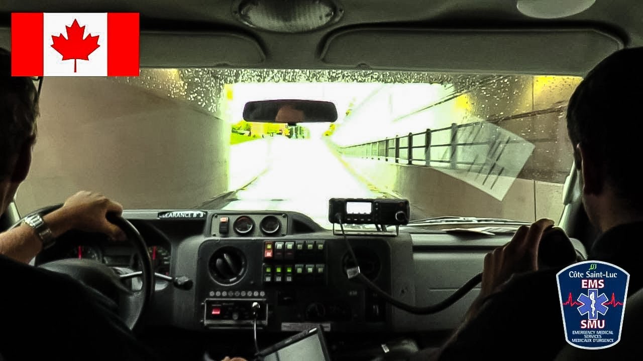 Côte Saint-Luc | *RIDE ALONG* Côte Saint-Luc EMS Responds to PRIORITY 1 CALL With Lights & Siren