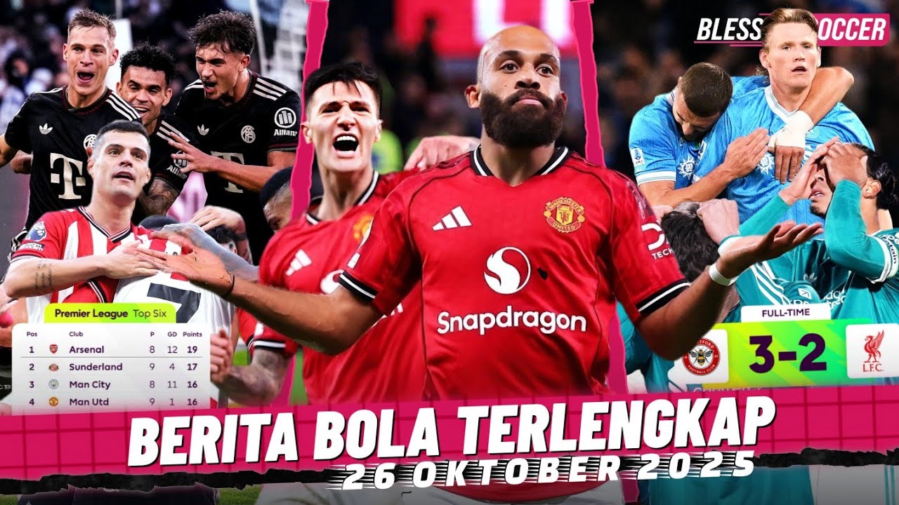 TUKAR NASIP! MU di 4 Besar-IPUL Pesakitan 🤣 Sunderland NANGKRING di Pos 2 👌Bayern 13 Menang Beruntun