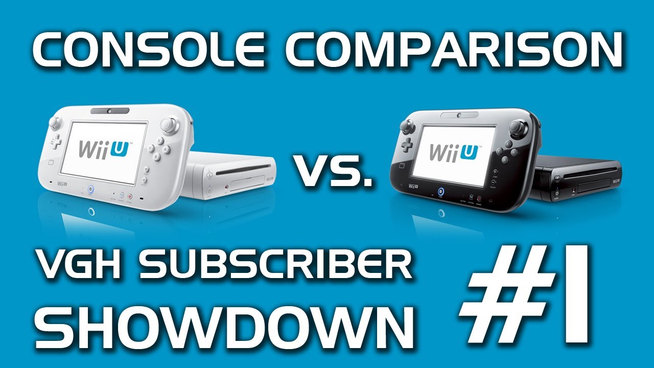 Wii U Basic vs. Deluxe Console Comparison - VGH Subscriber Showdown