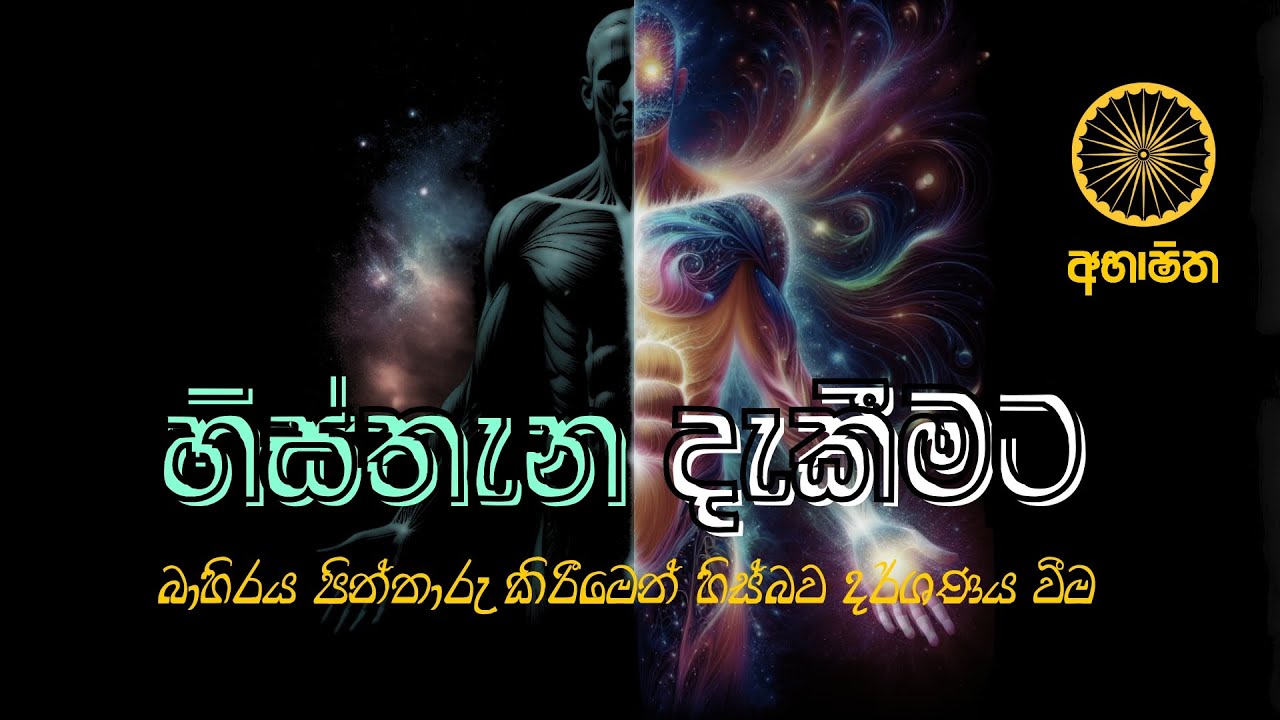 බාහිරය පින්තාරු කිරීමෙන් හිස්බව දර්ශණය වීම #නිවන්_මග_සිහියෙන්