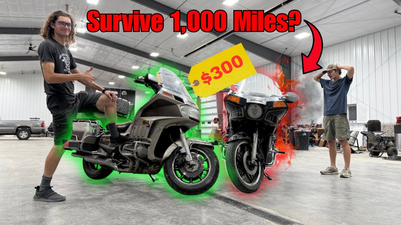 We Bought $500 Goldwings… Can They Survive 1000 Miles?