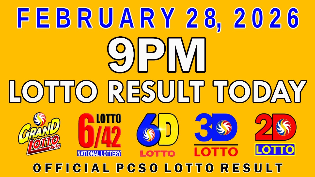 9pm Lotto Result Today PCSO February 28 2026