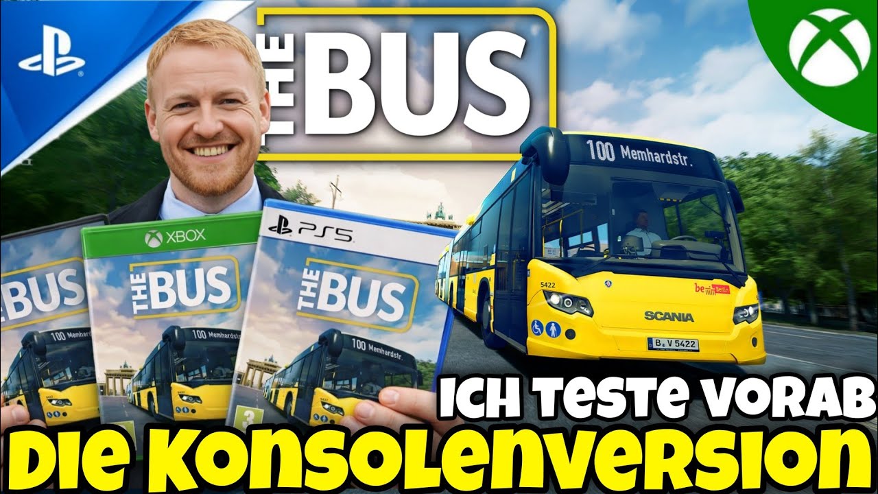 🚍 Vor Release gespielt!😁👍The Bus KONSOLE Preview! | Gameplay, Performance & Wheel Test!