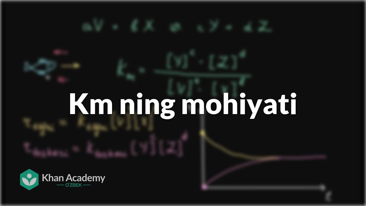 Km ning mohiyati | Kimyoviy muvozanat | Kimyo