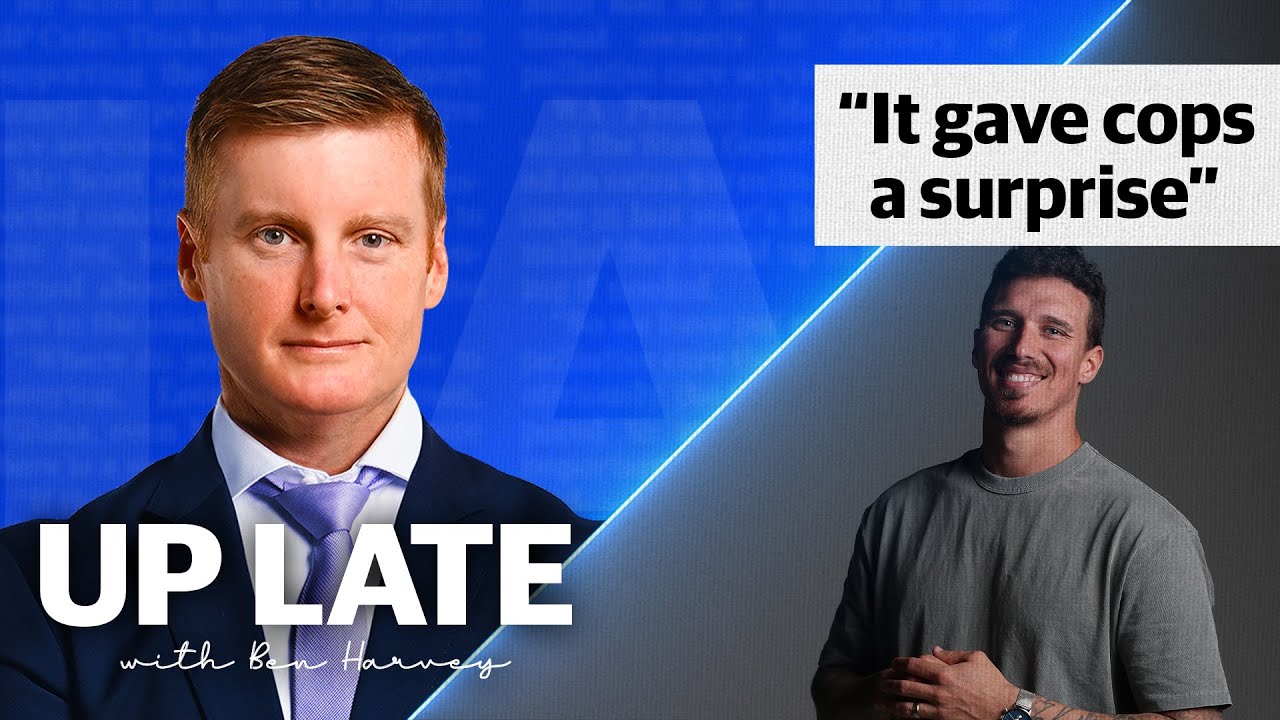 “When they started filming he was raided by police” Up Late with Ben Harvey