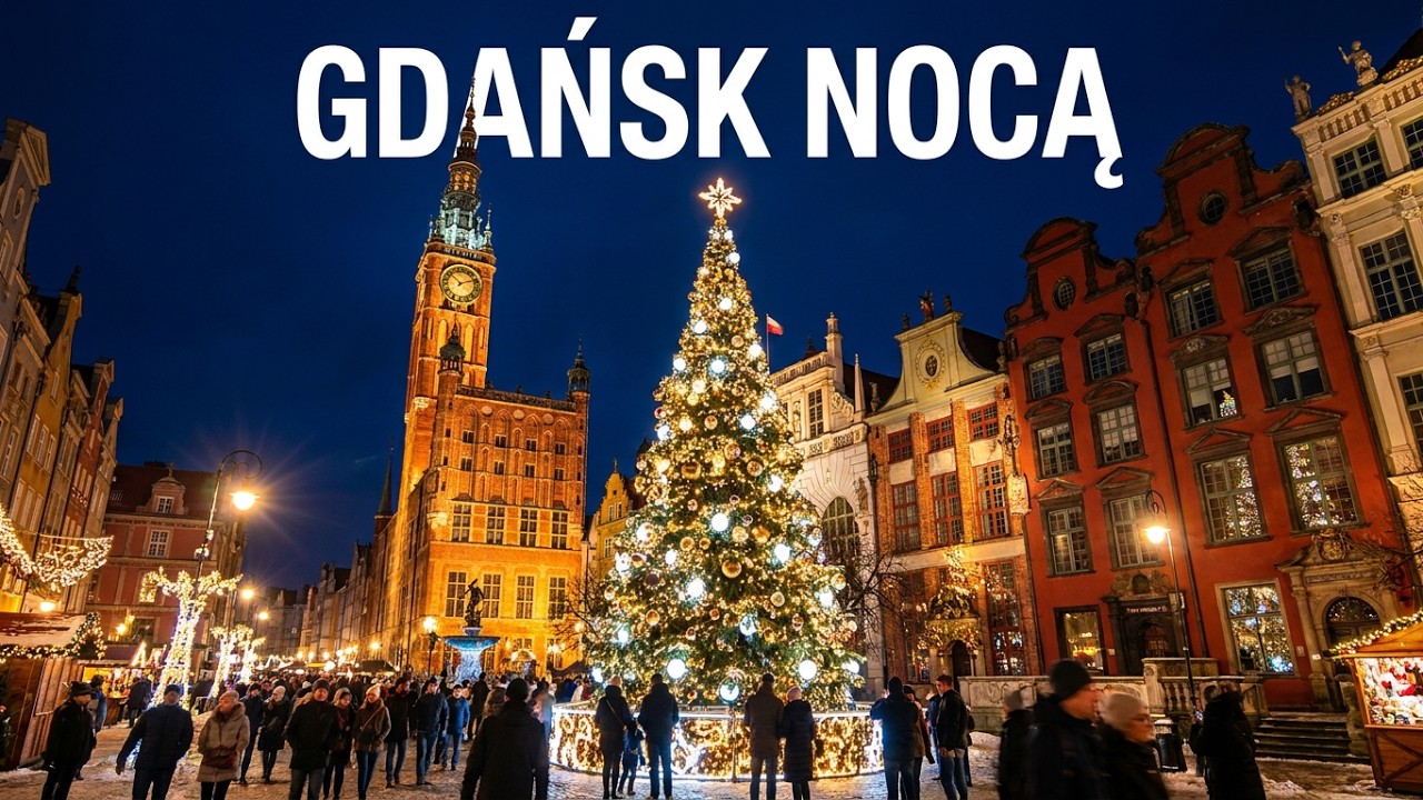 Gdańsk Długi Targ w Nocy - Gracjan Roztocki