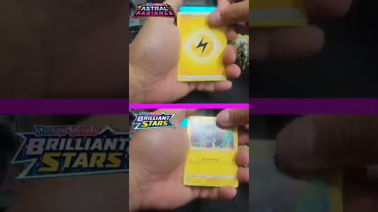 who will win? 🏆 | Pok&eacute;mon Pack Battle | Astral Radiance (12.5) vs Brilliant Stars (7.5) #shorts