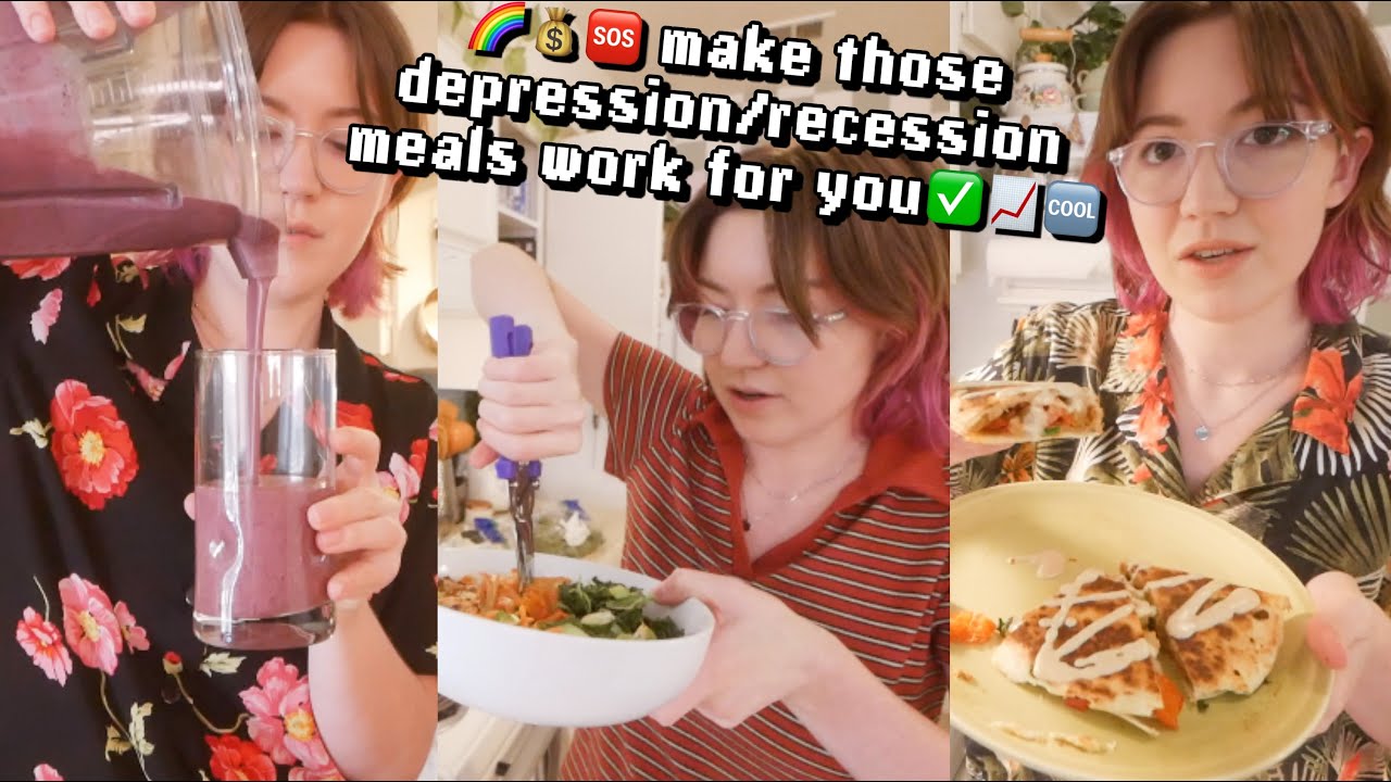 What I eat when I have no money and/or motivation to cook 🤠🌱 (vegan)