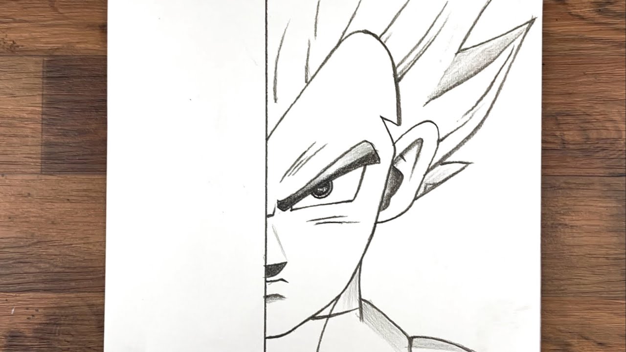 How to draw Goku Ultra step by step tutorial | Easy Goku drawing tutorial (dragon ball) 