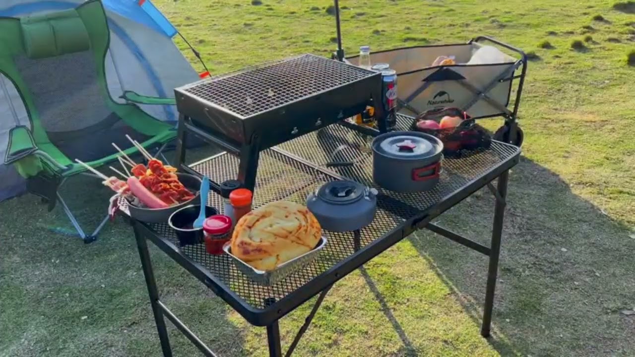 Foldable Camping Grill Table
