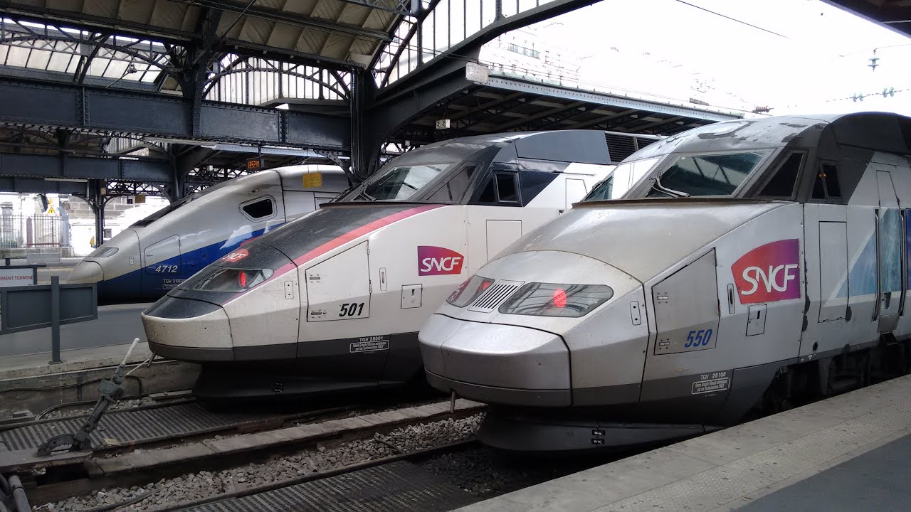 Paris Gare de l´Est (Frankreich) mit TGV Duplex