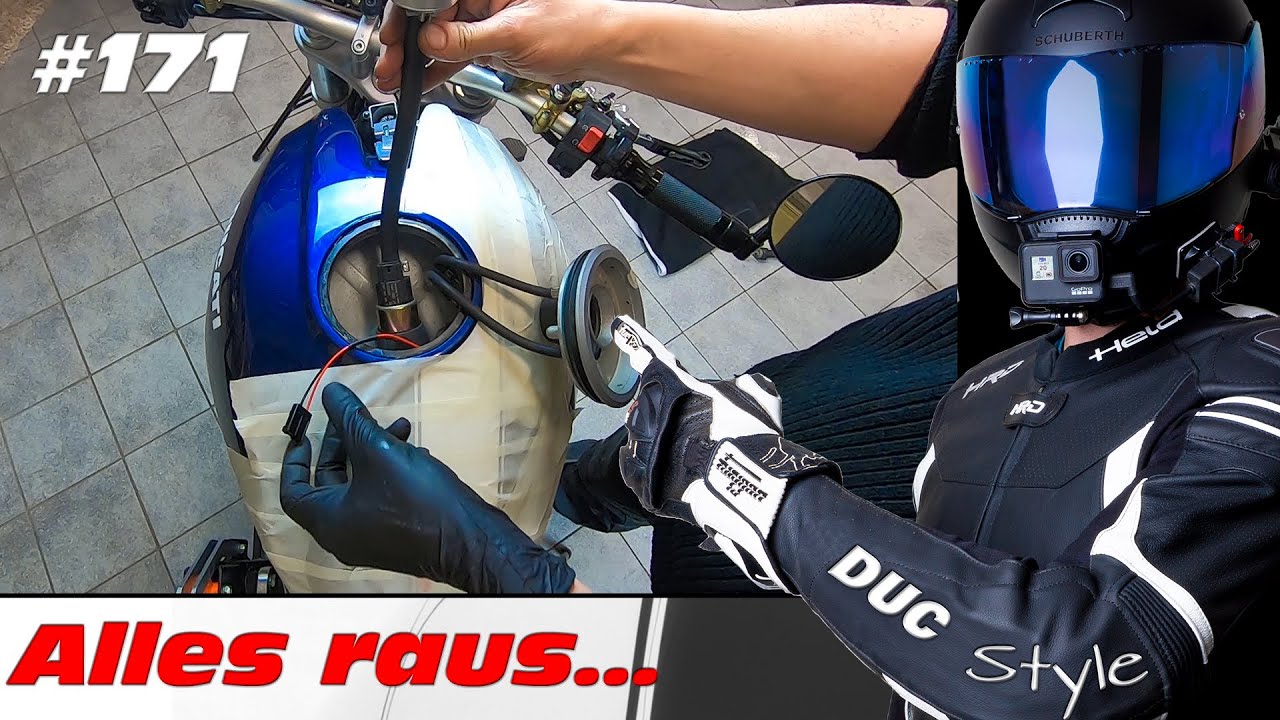 Benzintank Ducati Monster zerlegen / Pumpe / Filter / Füllstandgeber / DIY / Startklar für 2020