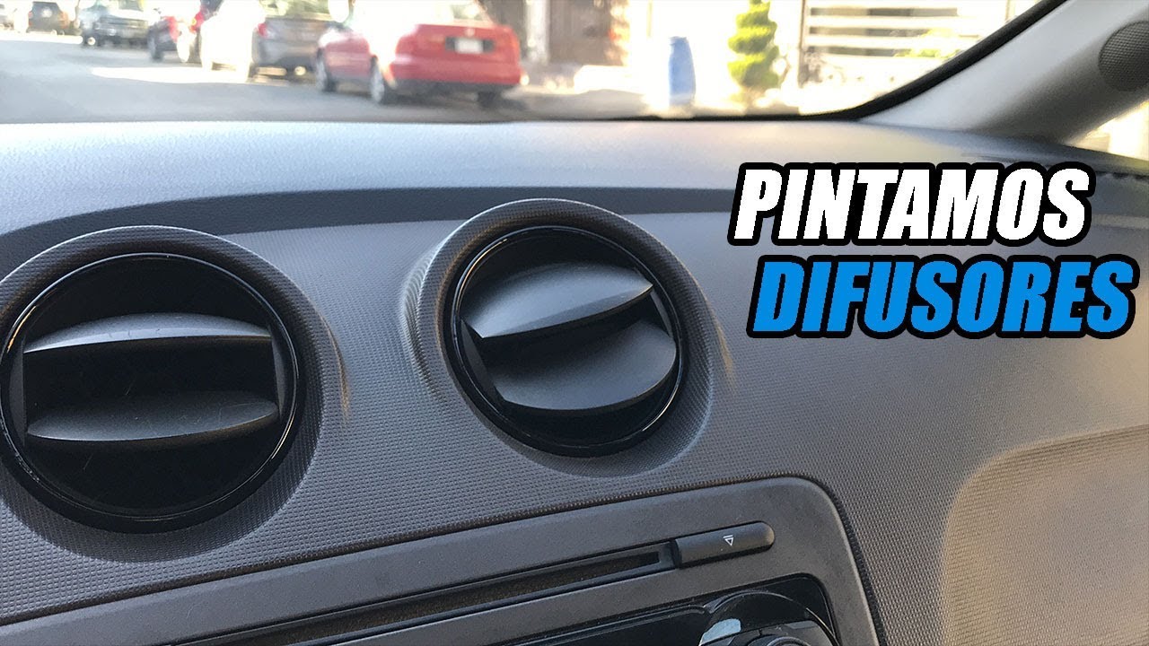 Como pintar difusores del clima en Seat ibiza - Seat Motor - Paint diffuser A/C