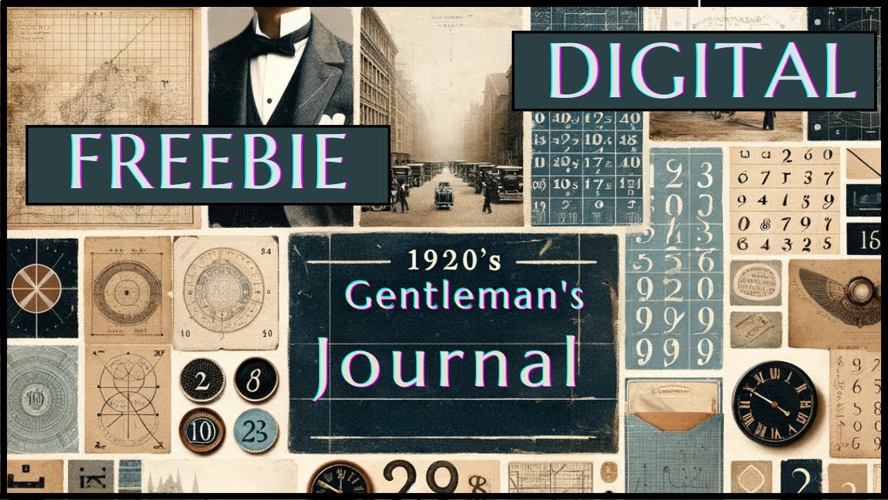 VINTAGE GRUNGY JUNKJOURNAL TUTORIAL USING 