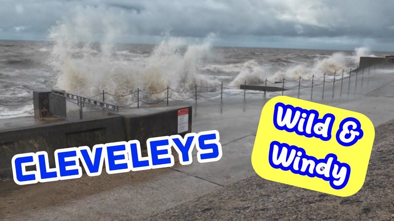 Cleveleys - When the Waves hit the Wall