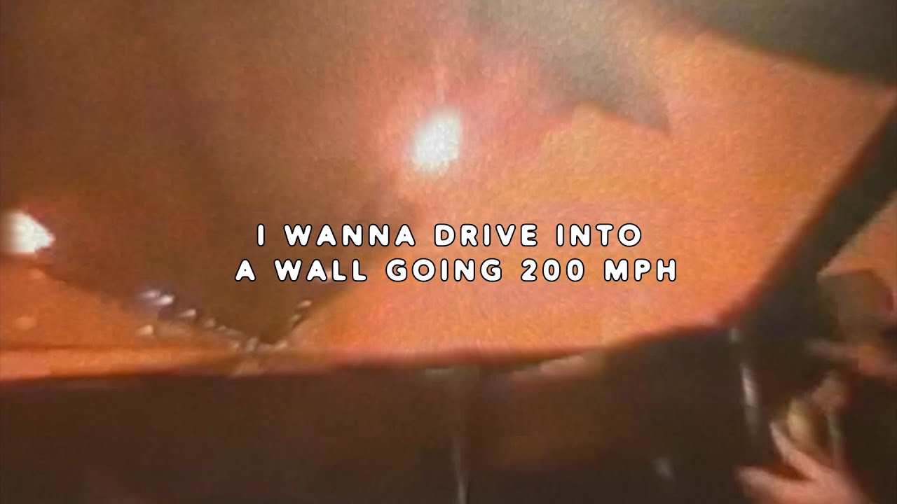 $UICIDEBOY$ - I WANNA DRIVE INTO A WALL GOING 200 MPH (FEAT. NIGHT LOVELL) (LYRIC VIDEO)