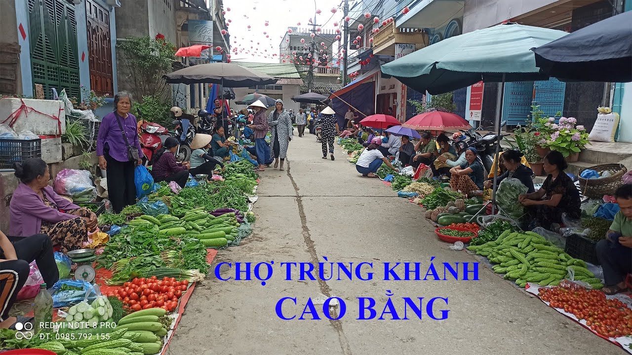 Khám Phá Chợ Phiên TRÙNG KHÁNH Cao Bằng Có Rất Nhiều Nông Sản, Sản Vật, Đặc Sản Trùng Khánh Cao Bằng