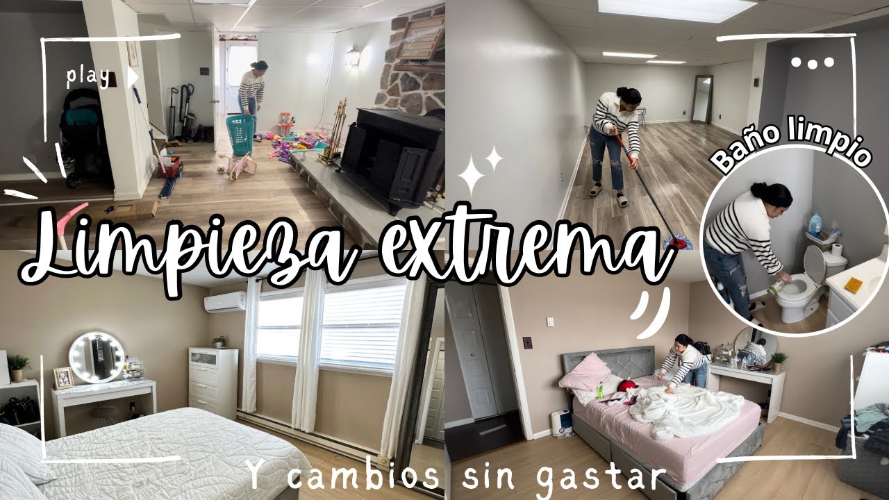 ✨ LIMPIEZA EXTREMA ✅| CAMBIOS EN MI RECÁMARA SIN GASTAR💰| MOTÍVATE A LIMPIAR 🧼| LIMPIA CONMIGO